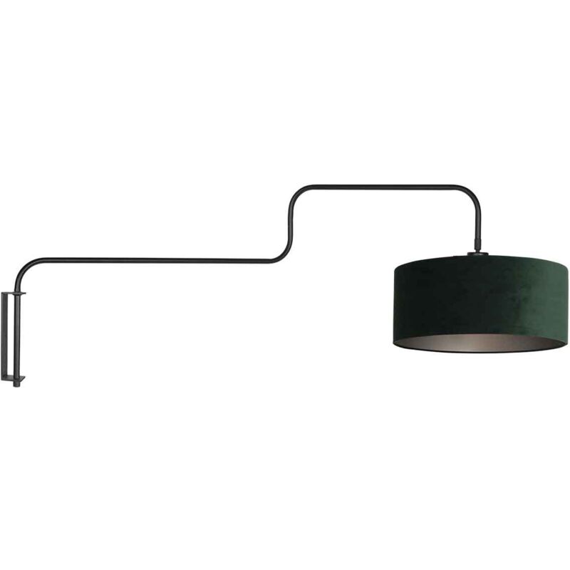 foto del prodotto steinhauer lampada da parete bloeba verde nero metallo