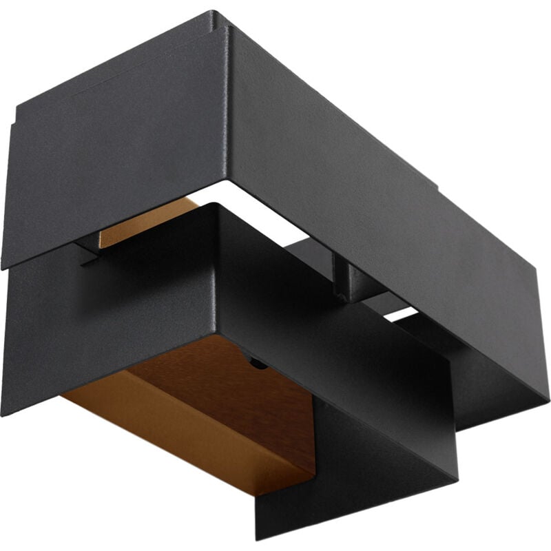 foto del prodotto steinhauer lampada da parete muro nero metallo lampada