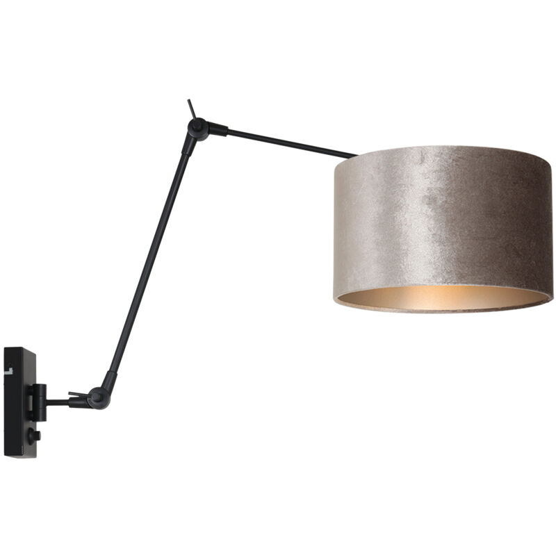 foto del prodotto steinhauer lampada da parete prestige chic nero metallo