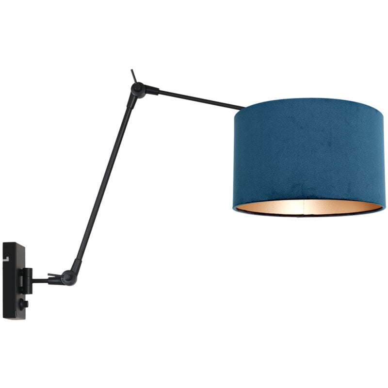foto del prodotto steinhauer lampada da parete prestige chic nero metallo