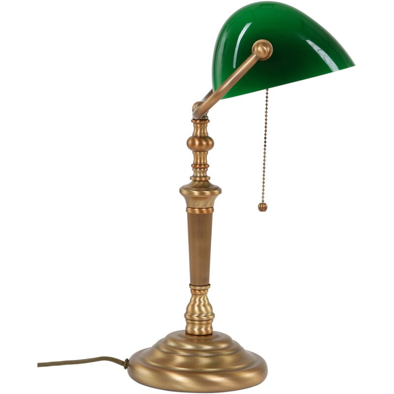 foto del prodotto steinhauer lampada da tavolo ancilla bronzo vetro metallo