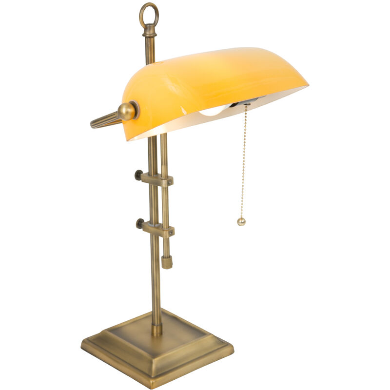 foto del prodotto steinhauer lampada da tavolo ancilla bronzo vetro metallo