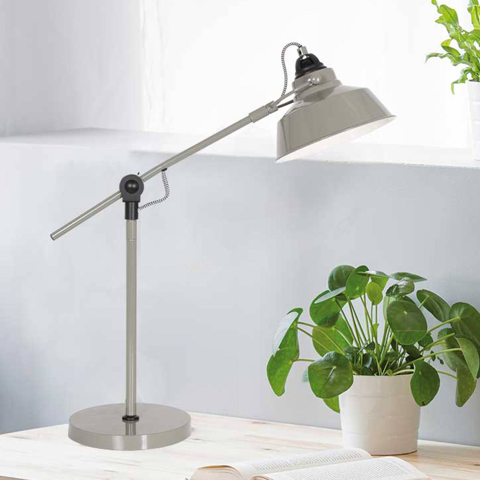 foto del prodotto steinhauer lampada da tavolo nové, regolabile, verde