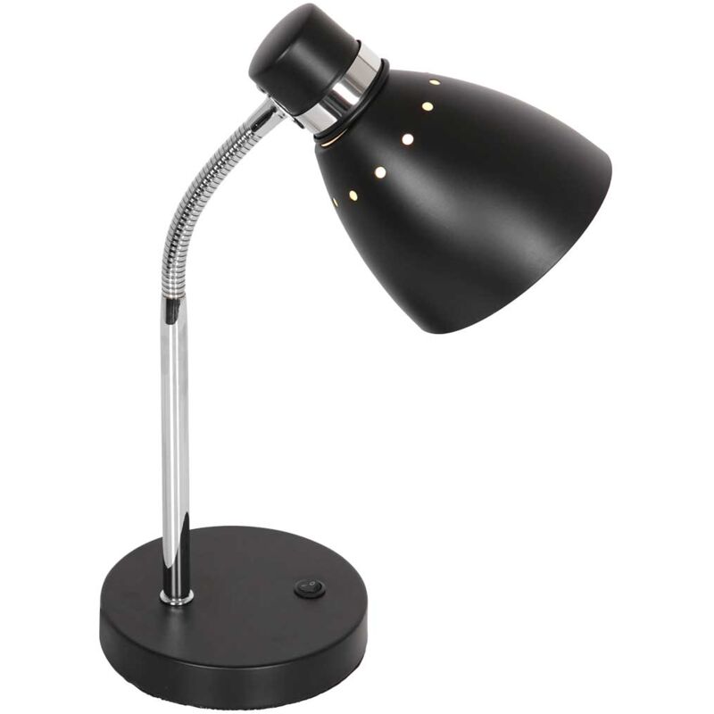 foto del prodotto steinhauer lampada da tavolo spring nero metallo 14cm