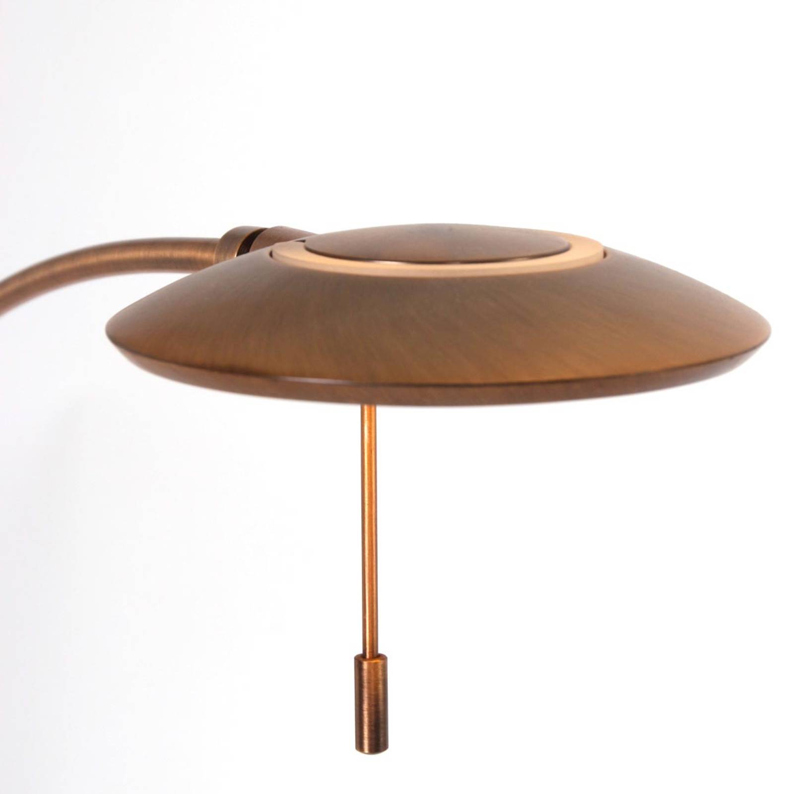 foto del prodotto steinhauer lampada da terra led zenith con dimmer, bronzo