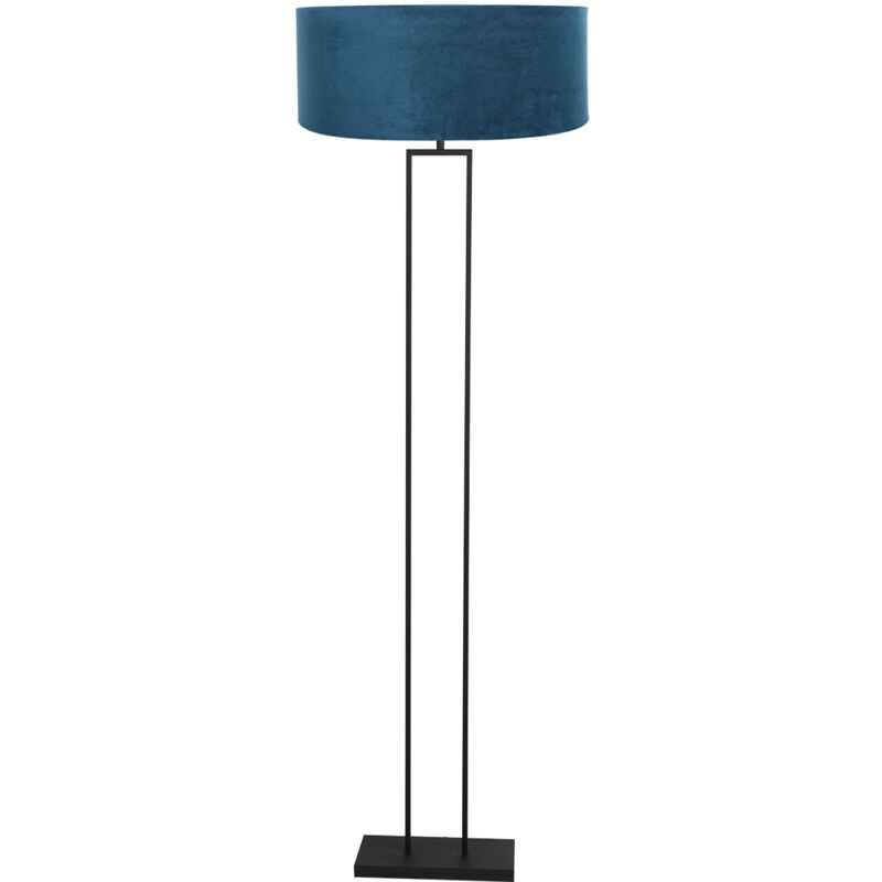foto del prodotto steinhauer lampada da terra stang nero metallo velluto 