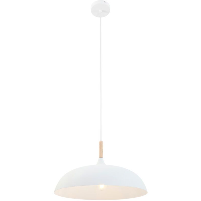 foto del prodotto steinhauer mexlite lampada a sospensione bjorr bianco legno metallo