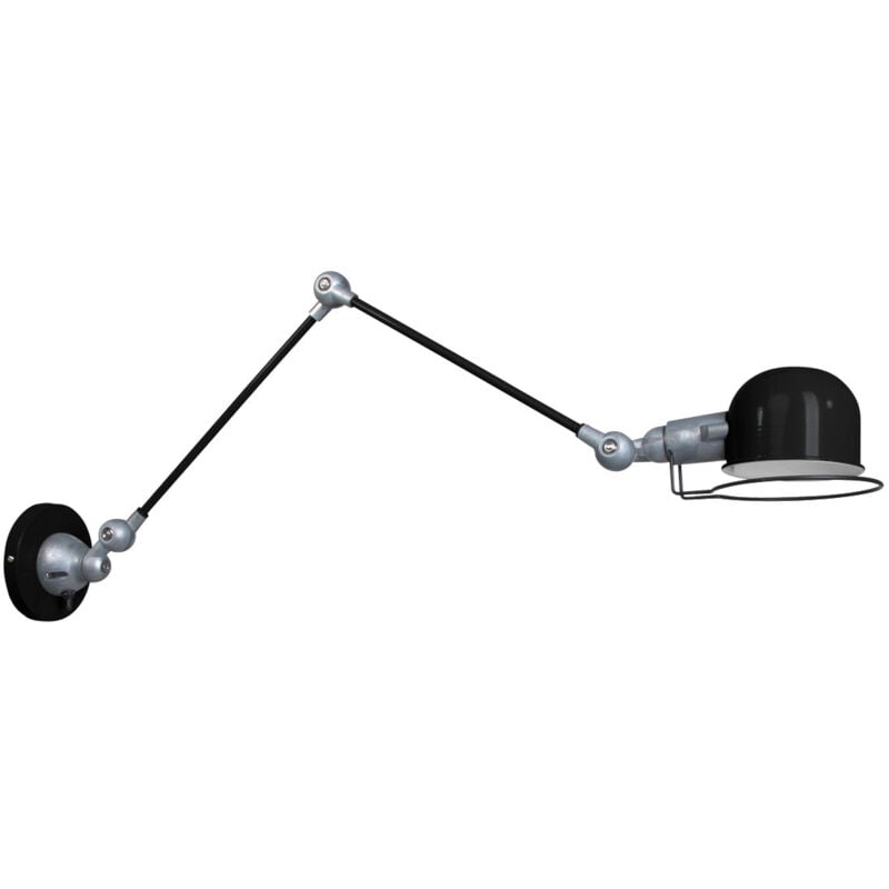 foto del prodotto steinhauer mexlite lampada da parete davin nero alluminio metallo 