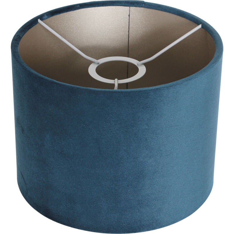 foto del prodotto steinhauer paralume shade blu velluto 20cm e27 