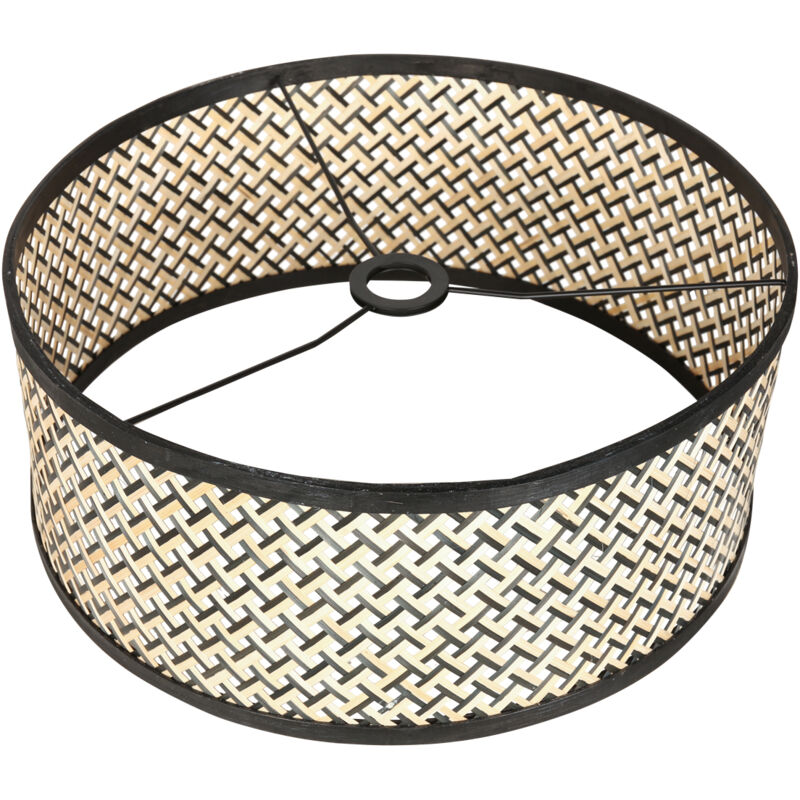 foto del prodotto steinhauer paralume shade nero bamb legno 50cm e27