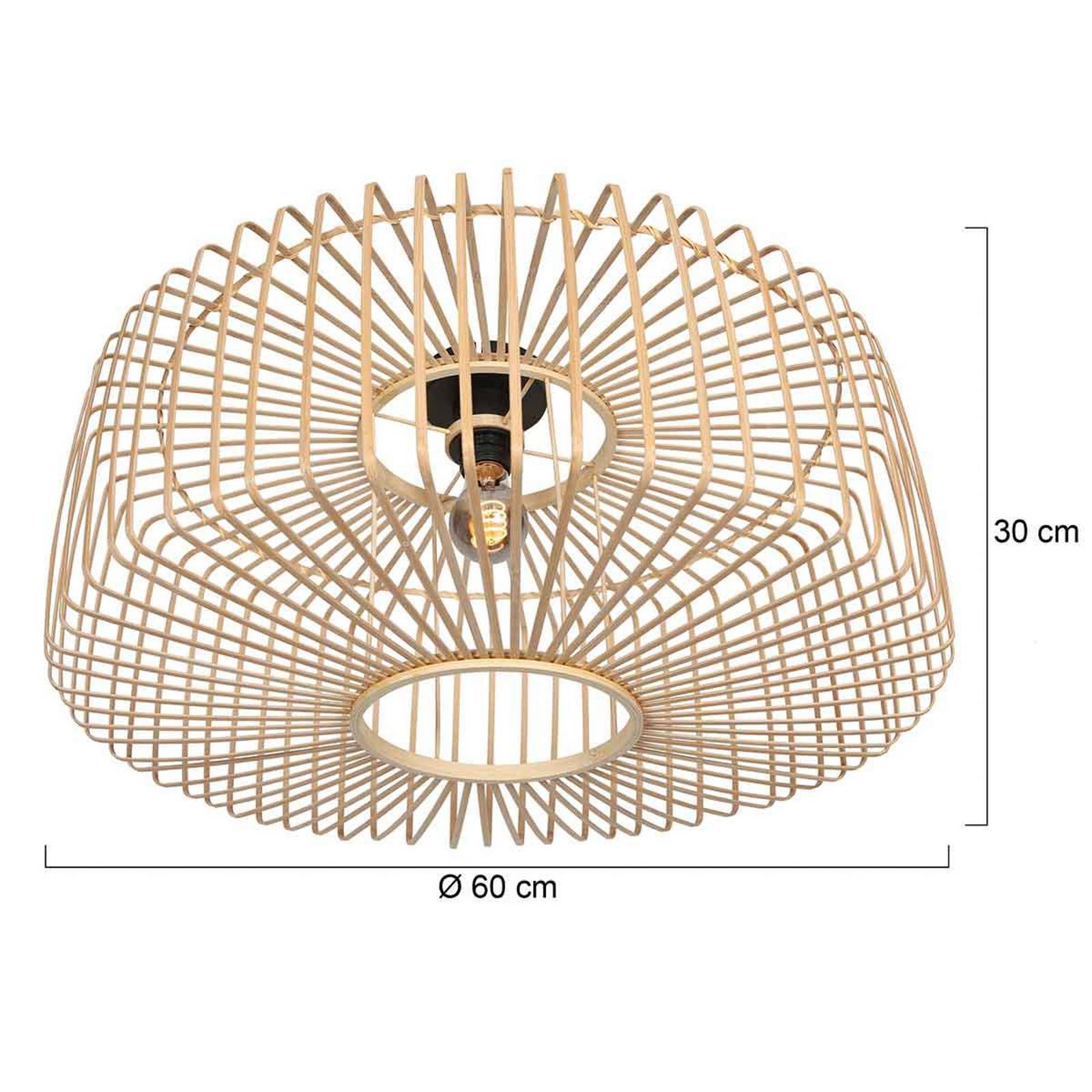 foto del prodotto steinhauer plafoniera bloeba, 60 cm, legno, naturale, e27