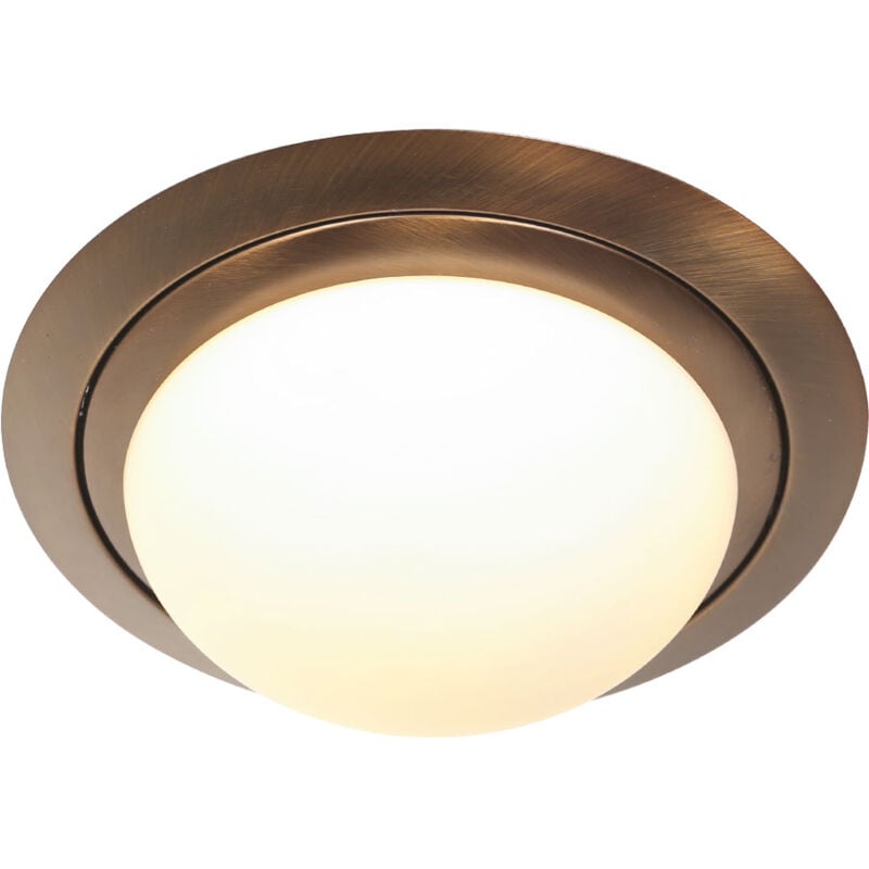 foto del prodotto steinhauer plafoniera ikaro bronzo vetro metallo 24cm