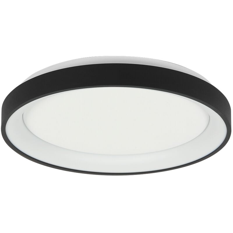 foto del prodotto steinhauer plafoniera ringlede nero metallo 28cm 