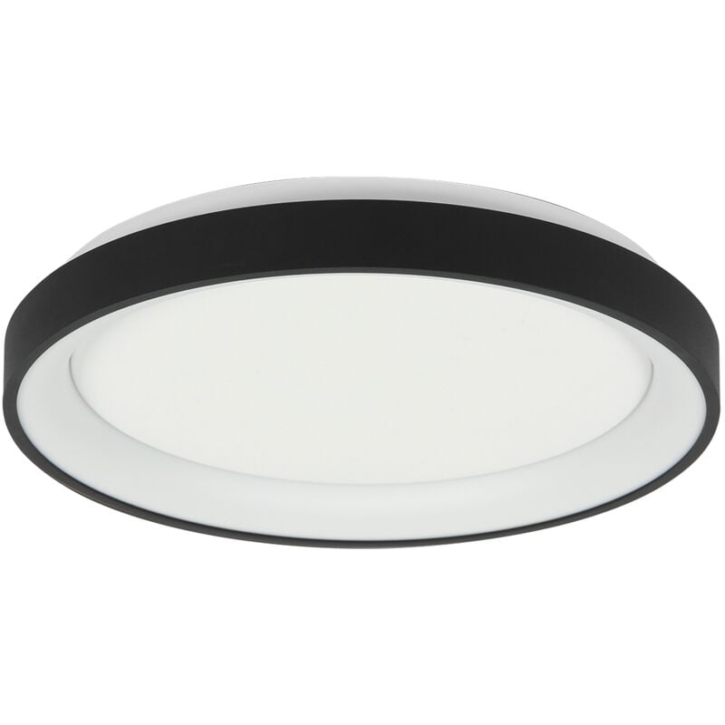 foto del prodotto steinhauer - plafoniera - ringlede - nero - plastica - 38cm -