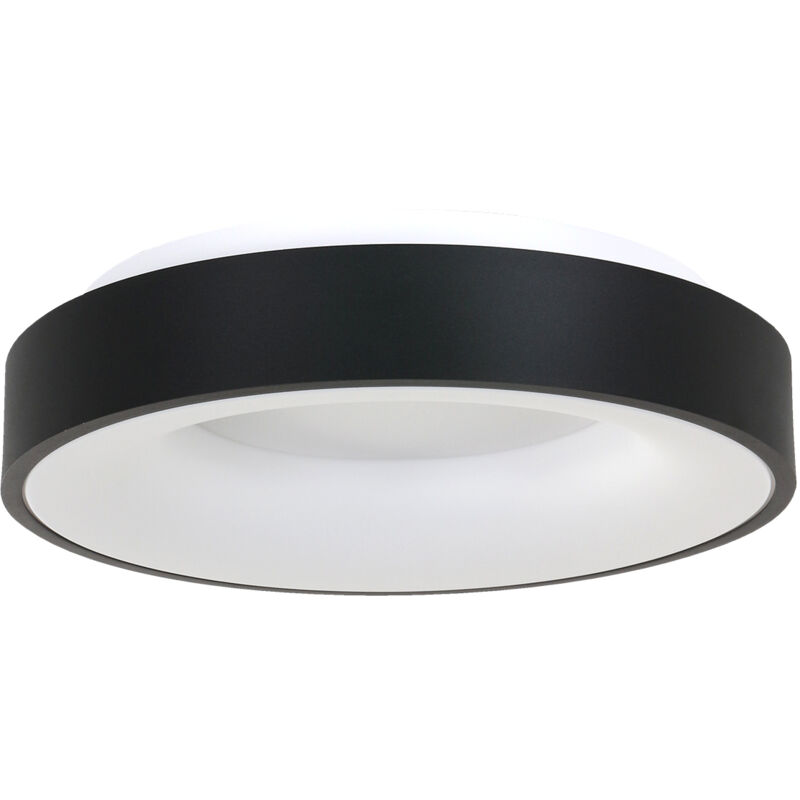 foto del prodotto steinhauer - plafoniera - ringlede - nero - plastica metallo - ø