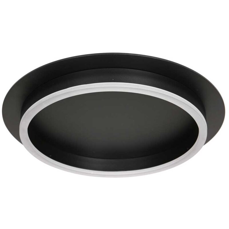 foto del prodotto steinhauer plafoniera ringlux nero metallo 32cm led