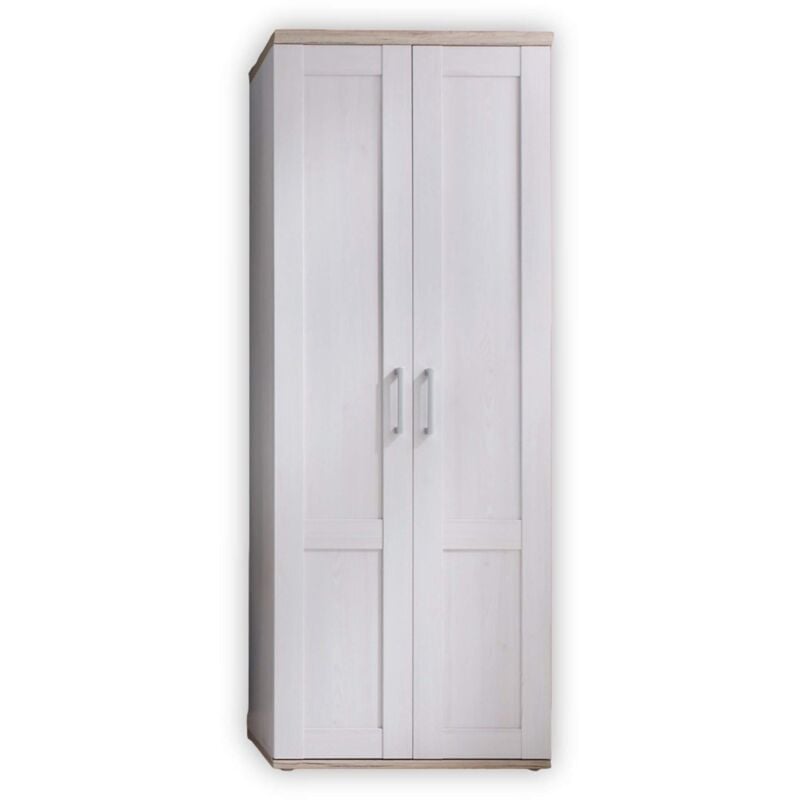 foto del prodotto stella trading romance armadio guardaroba in sibiu larice rovere san remo stile rustico con ampio spazio 76 x 201 x 39 cm larghezza x altezza