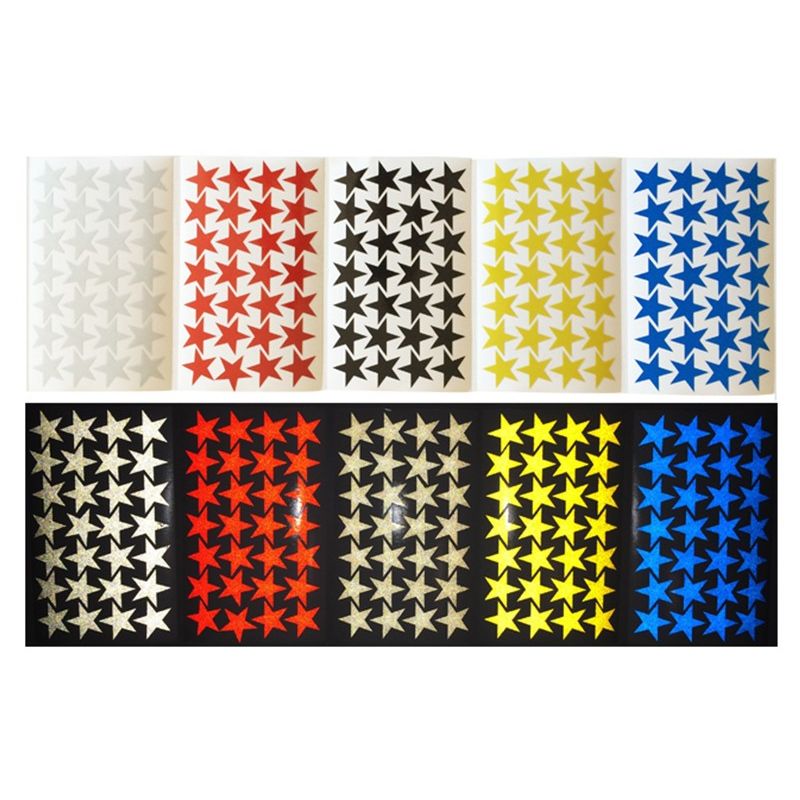 foto del prodotto stelle adesive riflettenti scotchlite 3m in vari colori colore blu
