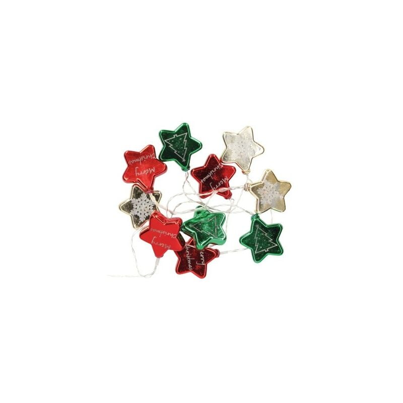 foto del prodotto stelle led multicolori 1,35 m luce calda