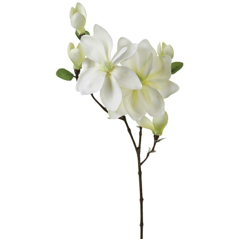 foto del prodotto stelo di magnolia artificiale bianco h83cm atmosphera cr ateur d'int rieur