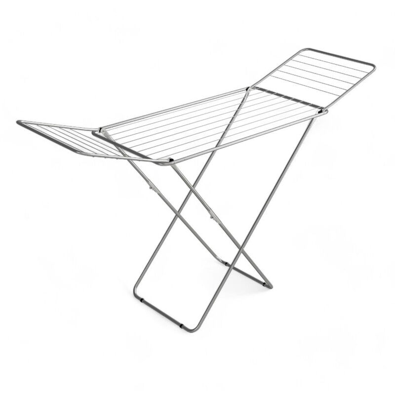 foto del prodotto stendibiancheria acciaio verniciato 18 metri stenditura capacit 17 kg dimensioni 180x55x96 cm leggero e robusto