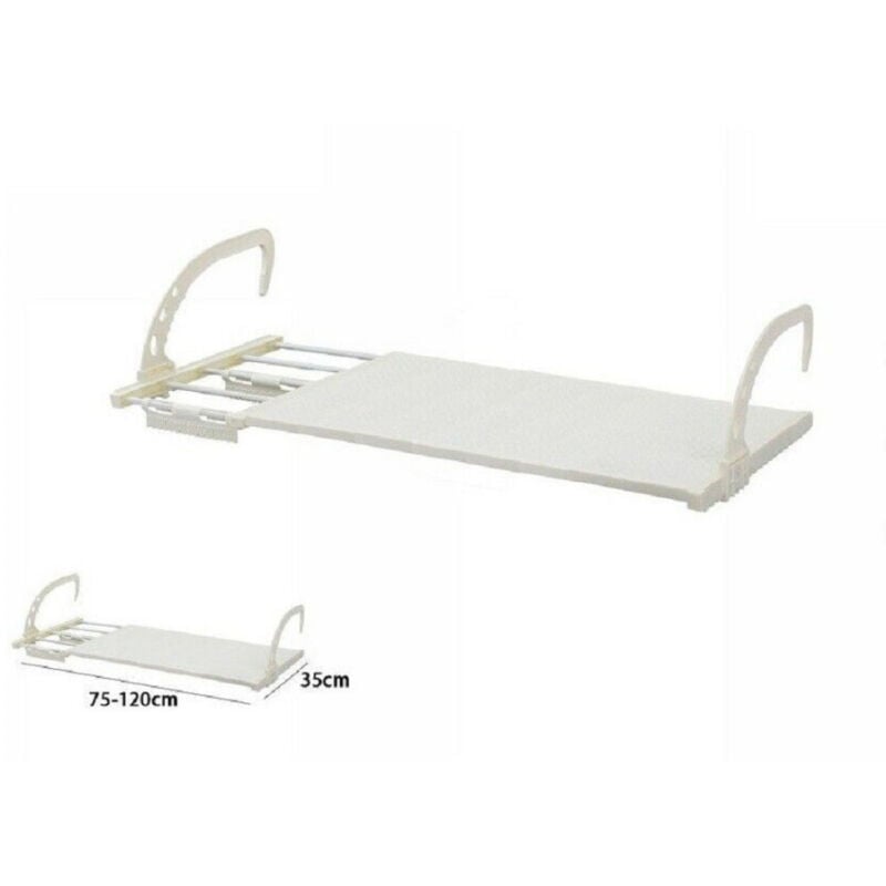 foto del prodotto stendibiancheria balcone stendi biancheria regolabile 75 120cm davanzale 70518 trade shop traesio