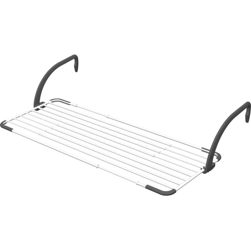 foto del prodotto stendibiancheria da balcone estensibile vileda brezza extend' nero 20 mt