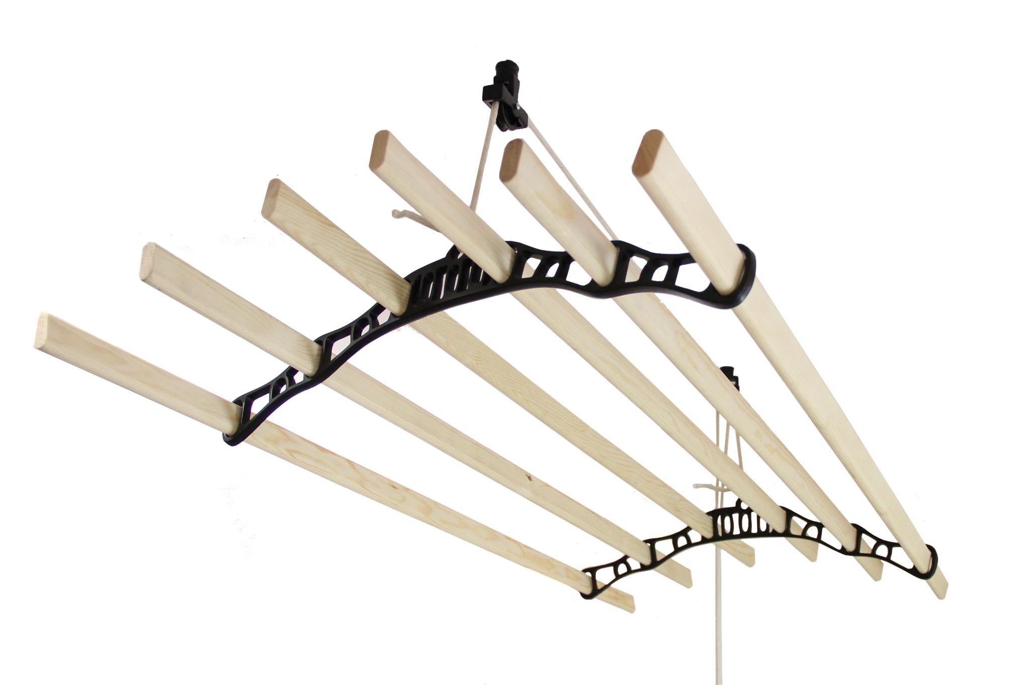 foto del prodotto stendibiancheria da soffitto stendi panni soffitto lavanderia bucato 2m