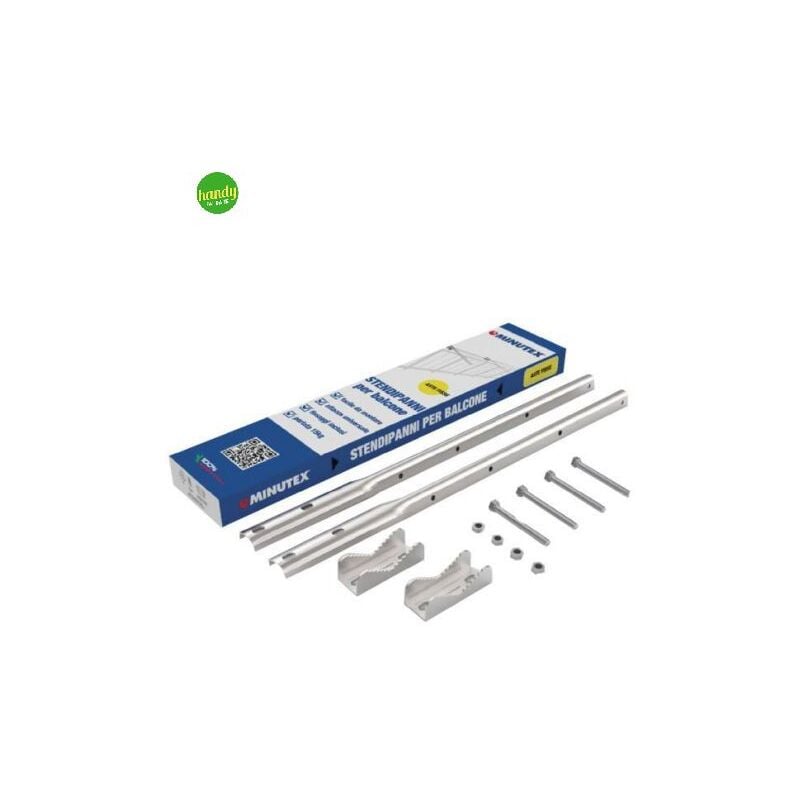 foto del prodotto stendibiancheria per balcone bianco minutex