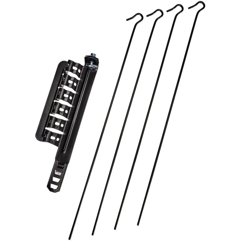foto del prodotto stendibiancheria per stufa colore nero regolabile da 8 a 13 cm df 702083