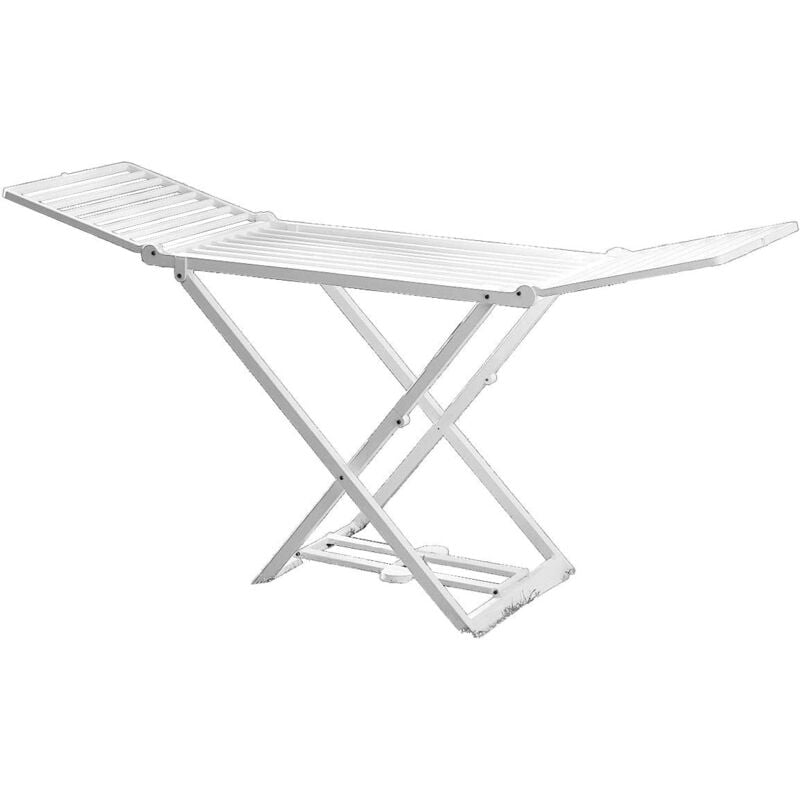 foto del prodotto stendibiancheria stendino in resina con ali per pavimento cm 194x58x108h