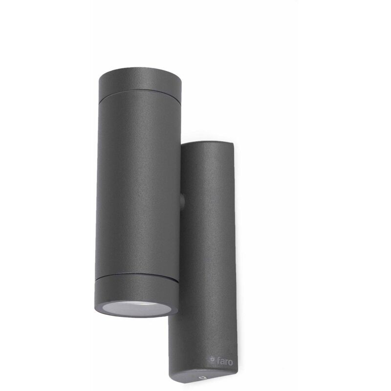 foto del prodotto steps lampada da parete grigio scuro 2 x gu10 35w marca faro