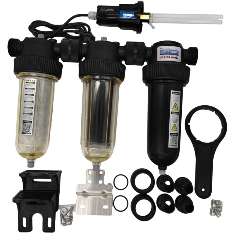 foto del prodotto sterilizzatore ad acqua uv 40w trio uv cintropur 4100