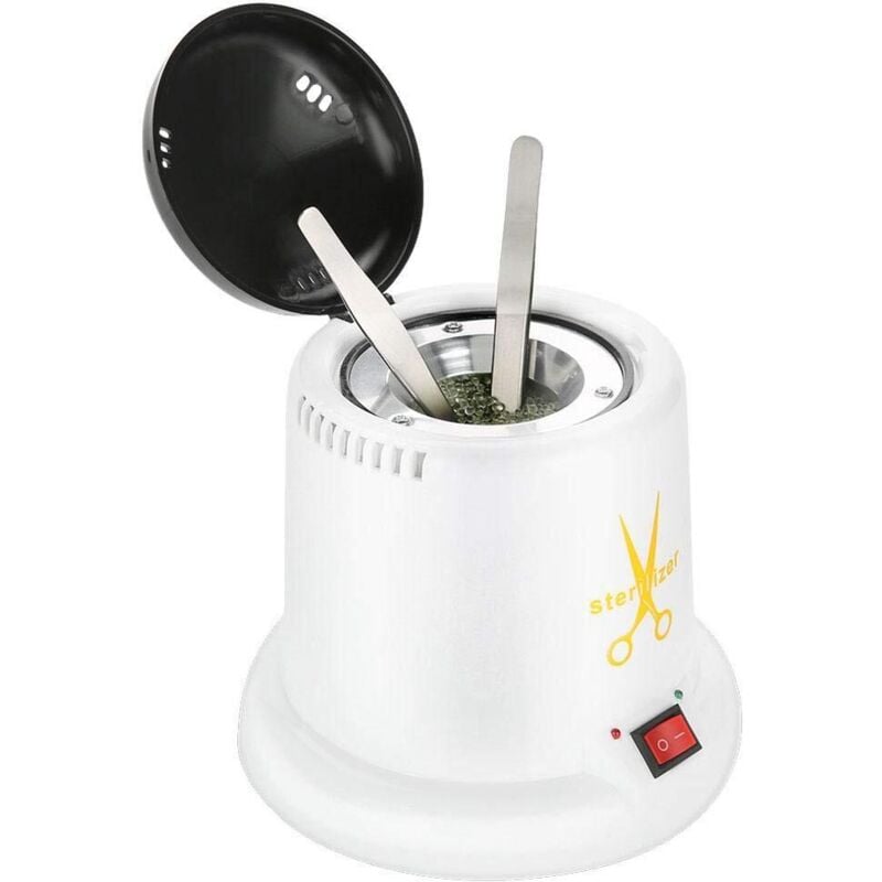 foto del prodotto sterilizzatore per utensili in metallo, dispositivo di rimozione dell'aria calda ad alta temperatura, disinfettante per utensili cosmetici, aria