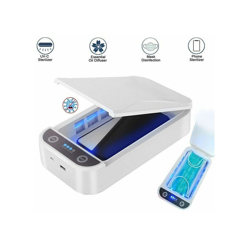 foto del prodotto sterilizzatore uv a raggi ultravioletti ozono x mascherine gioielli cellulari