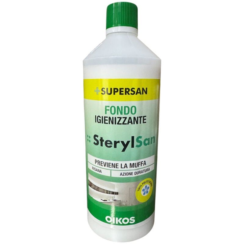foto del prodotto sterylsan fondo igienizzante sanitizzante prevenzione muffa alghe pareti interne esterne 1 lt oikos