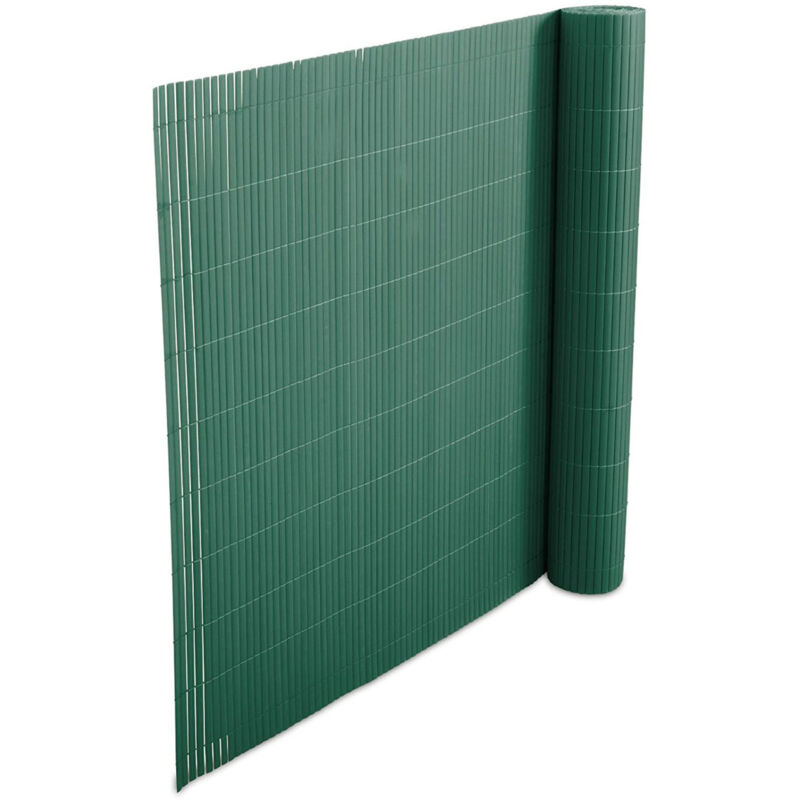 foto del prodotto sti canniccio arella piccola 100x300cm verde pvc pla ca recinzioni giardino