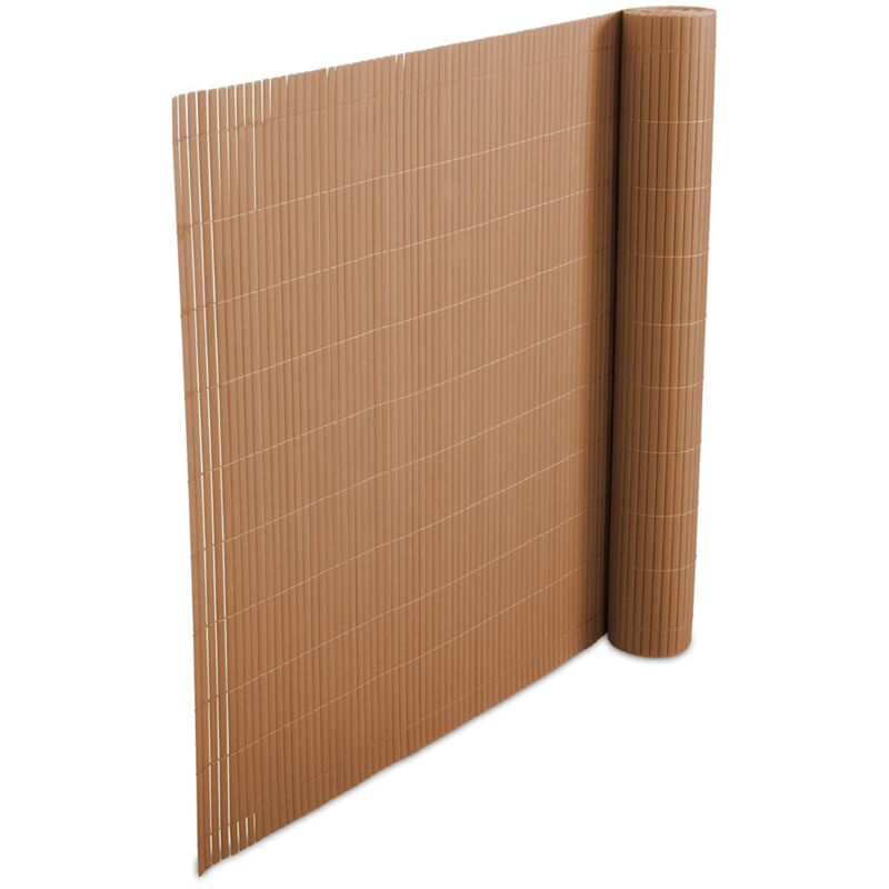 foto del prodotto sti canniccio arella piccola 150x300cm marrone pvc pla ca recinzioni giardino