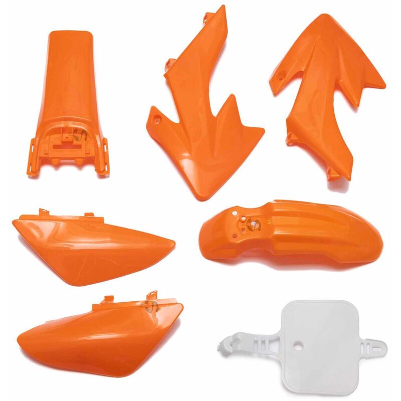 foto del prodotto sti carena pla che pitbike moto crf 50 arancio