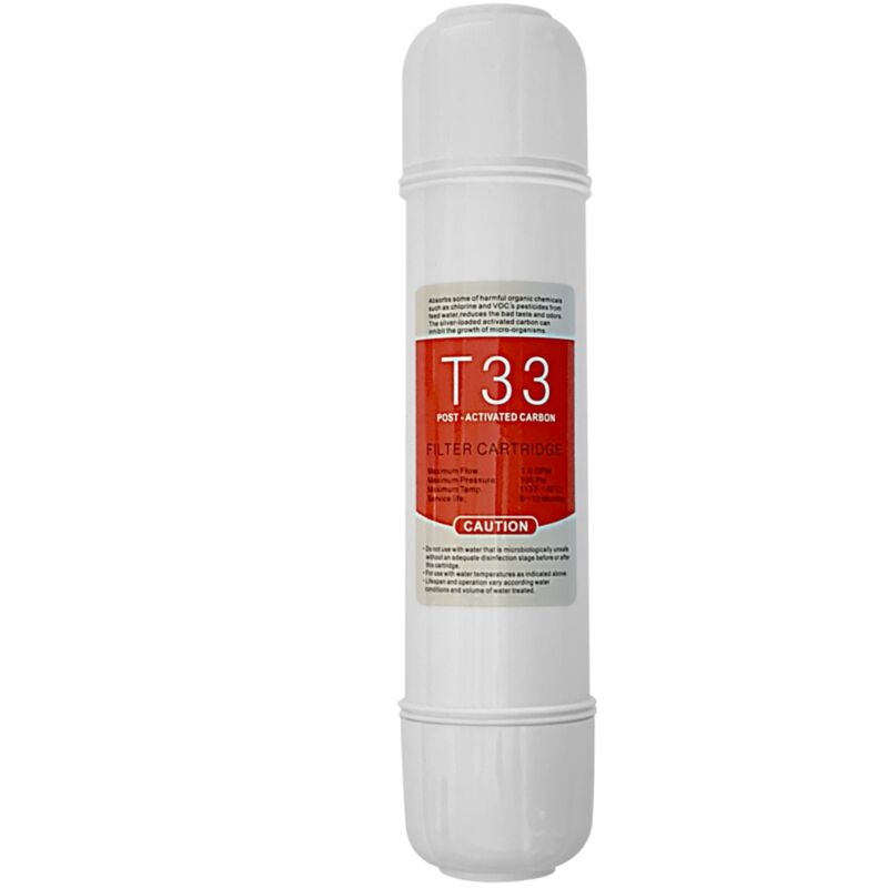 foto del prodotto sti cartuccia post filtro in carboni attivi anti odori sapori t33 attacco fast 1 4