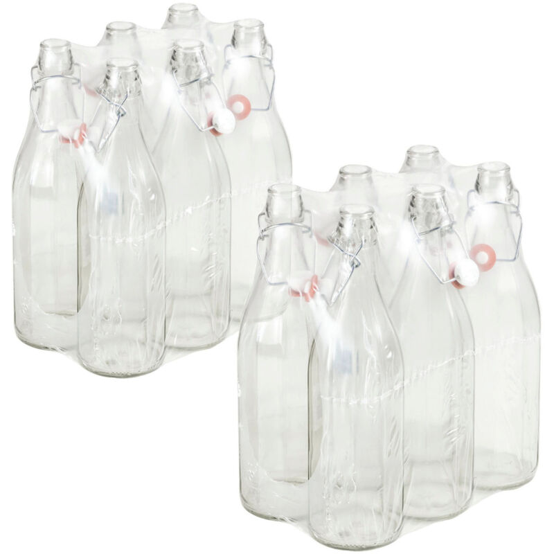 foto del prodotto sti offerta 12 pezzi bottiglia costolata 1 lt con tappo sconto risparmio