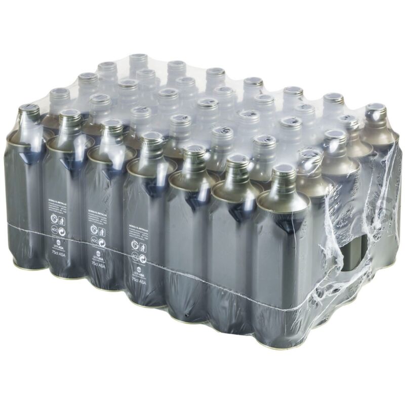 foto del prodotto sti offerta 35 pezzi latta a bottiglia 750ml per olio con tappo a vite e salvagoccia