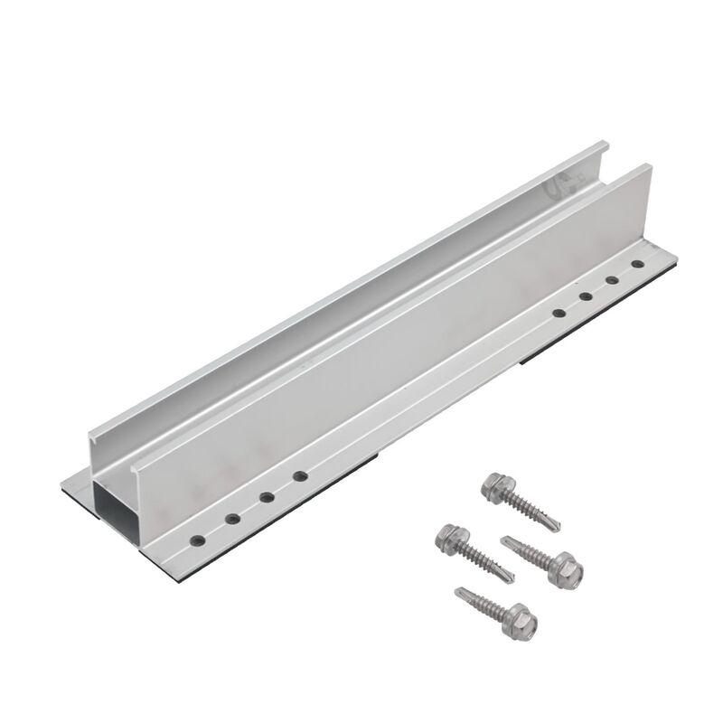 foto del prodotto sti profilo alluminio 250mm per tetto lamiera grecata con viti e guarnizione epdm eolo 2