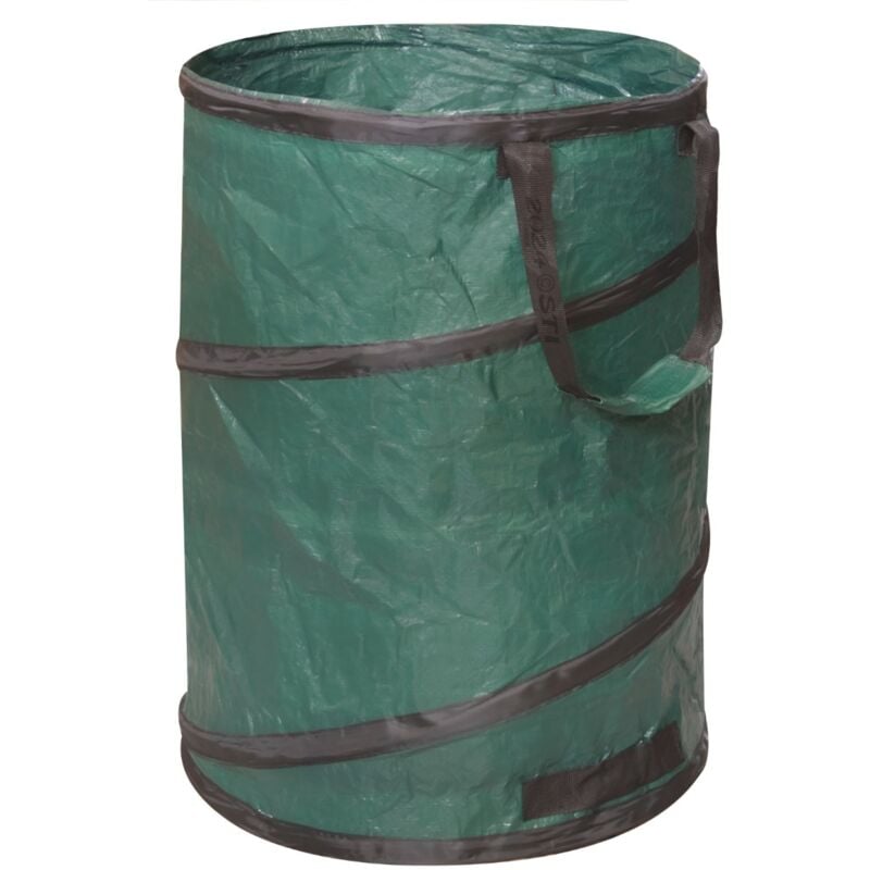 foto del prodotto sti sacco 1 x 120 lt popup automatico giardinaggio rifiuti giardino professionale antistrappo con manici ripiegabile polietilene 100gr mq