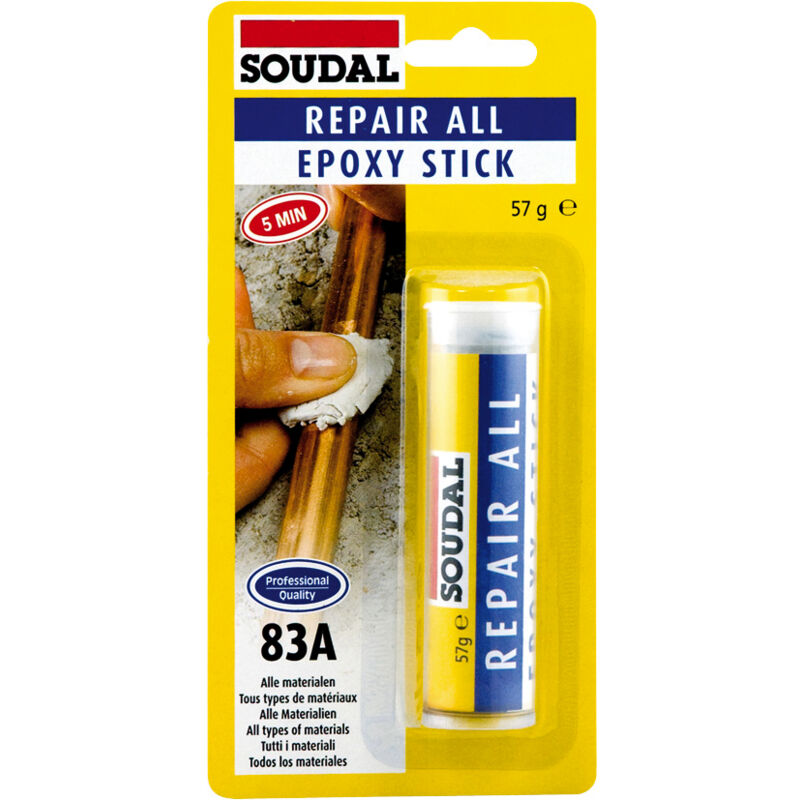 foto del prodotto stick di epoxy soudal 57g