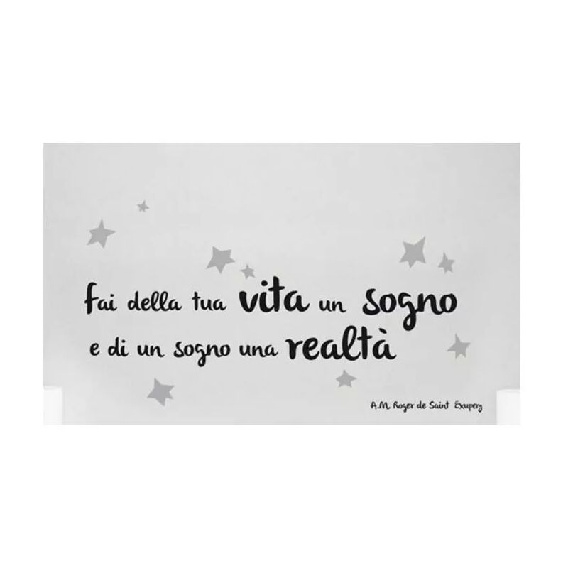 foto del prodotto stickers decorazione murale sogno e realta decoro crearreda