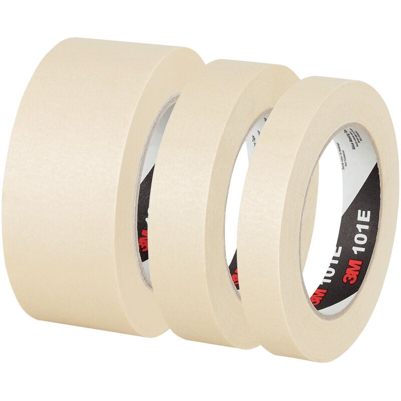 foto del prodotto stickerslab 3m 101e nastro in carta per mascheratura uso generico packaging 18mm x 50mt