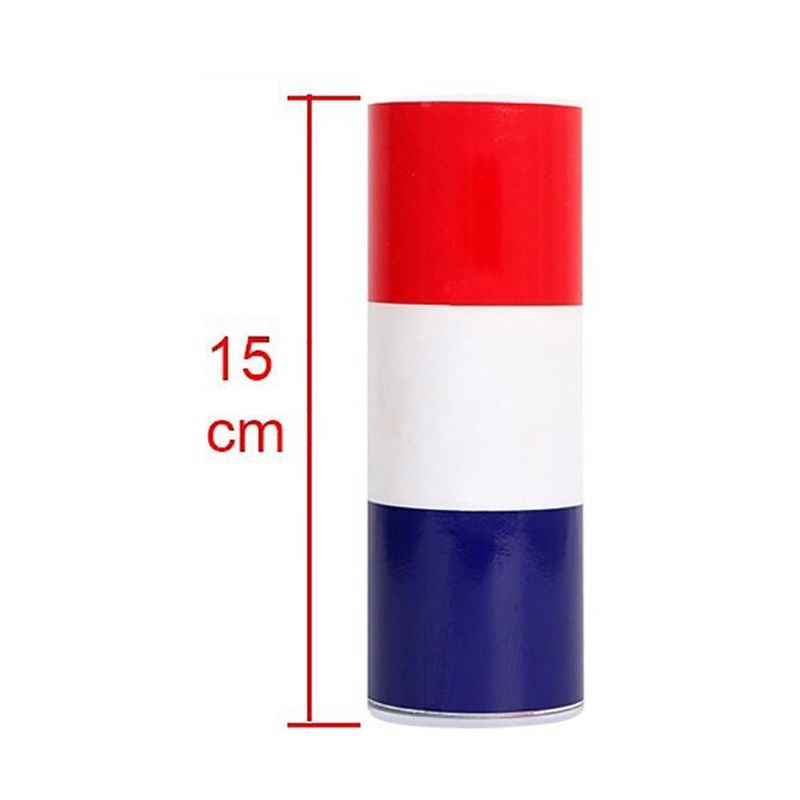 foto del prodotto stickerslab fascia adesiva lucida bandiera francese per carrozzeria auto 15cm misura 150mm 15cm x 1 metro