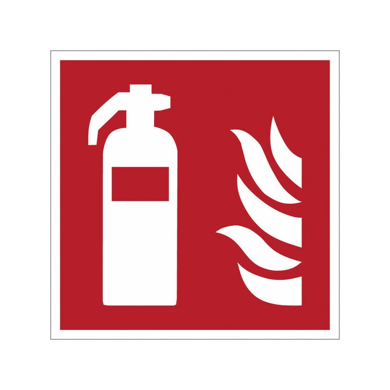 foto del prodotto stickerslab pannello adesivo antincendio iso 7010 estintore f001