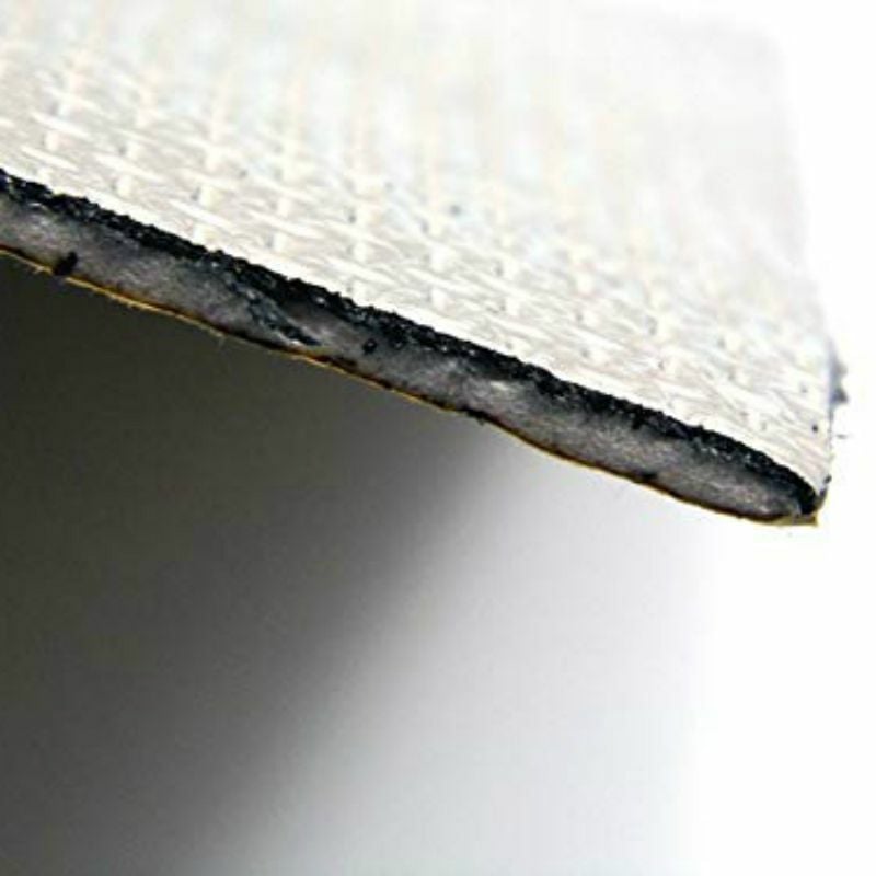 foto del prodotto stickerslab pannello adesivo termico in tessuto e alluminio riflettente paracalore protezione plastiche e carene 2000gr mq packaging 30cm x 100cm